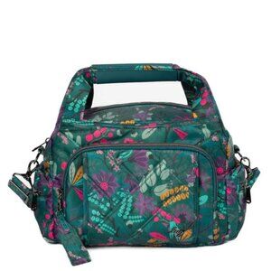 Lug Rumble Satchel Bag Evermore Flora Green